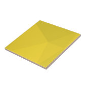 Gele, eenvoudige, moderne, coole, geometrische tre tegeltje (Zijkant)