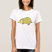 Gele egel kleding t-shirt (Voorkant)