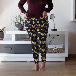 Gele eigenaar leggings