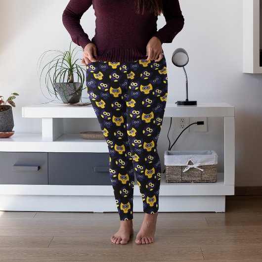 Gele eigenaar leggings