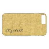 Gele Elegant Canvas Kijk Case-Mate iPhone Case (Achterkant (Horizontaal))
