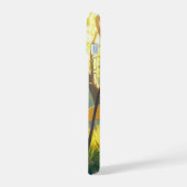 Gele elektrische muis iPhone 15 case (Linkerkant)