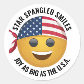 Gele Emoji Gezicht Stickers (Voorkant)