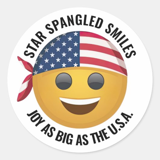 Gele Emoji Gezicht Stickers (Voorkant)