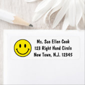 Gele Emoji Retour Etiket (Insitu)
