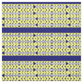 gele en blauwe abstractie stof (Swatch)