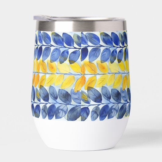 Gele en blauwe bladeren (Rechts)