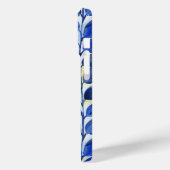 Gele en Blauwe Bladeren Case-Mate iPhone Case (Achterkant / Links)