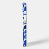 Gele en Blauwe Bladeren Case-Mate iPhone Case (Achterkant / Links)