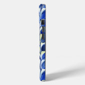 Gele en Blauwe Bladeren Case-Mate iPhone Case (Achterkant / Links)