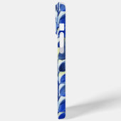 Gele en Blauwe Bladeren Case-Mate iPhone Case (Achterkant / Links)