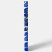 Gele en Blauwe Bladeren Case-Mate iPhone Case (Achterkant / Links)