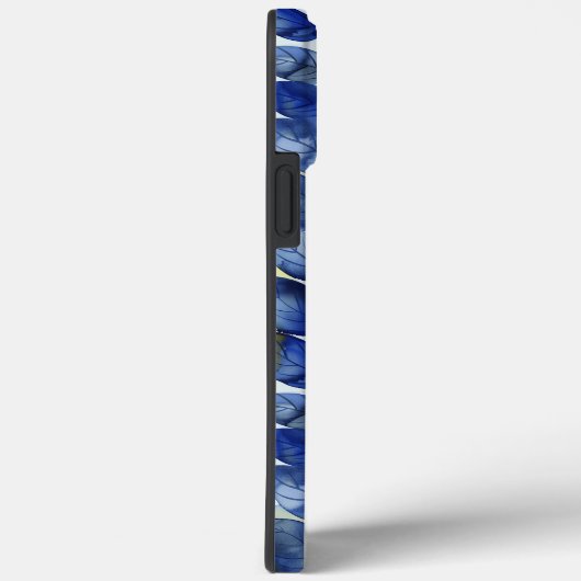 Gele en blauwe bladeren Case-Mate iPhone case (Achterkant / Rechts)