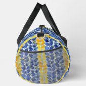 Gele en Blauwe Bladeren Plunjezak (Rechts)