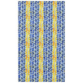 Gele en blauwe bladeren tafelkleed (Voorkant)