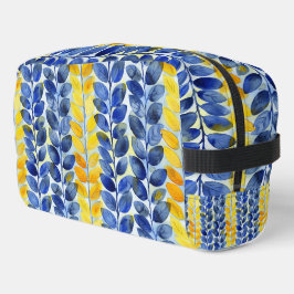 Gele en Blauwe Bladeren Toilettasje