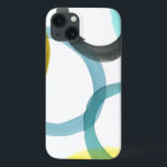 Gele en blauwe cirkels met elkaar verbinden iPhone 13 hoesje<br><div class="desc">Een eenvoudige afdruk van het met elkaar verbinden van gele en blauwe cirkels door Megan Meagher. De witte achtergrond laat de kleuren van de cirkels pop. Koop vandaag nog uw exemplaar!</div>