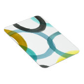 Gele en blauwe cirkels met elkaar verbinden magneet (Rechterzijde)