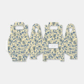 Gele en Blauwe Honingbijen Toile Party Favoriete B Bedankdoosjes (Uitgevouwen)