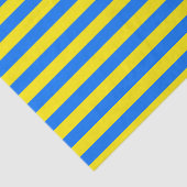 Gele en blauwe strepen tissuepapier (Detail)