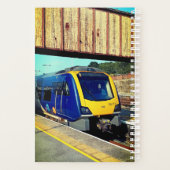 Gele en blauwe trein planner (Achterkant)