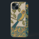 Gele en Blauwgroen Blauwe Vogel die op een Tak wor iPhone 13 Hoesje<br><div class="desc">Dit prachtige schilderij van een gele en blauwgroen blauwe vogel op een tak past perfect bij elk Zazzle product. Het collage-geïnspireerde schilderij van Chariklia Zarris bestaat uit vele verschillende patronen,  bloemen en bladeren. Bestel vandaag nog!</div>