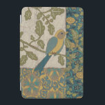 Gele en Blauwgroen Blauwe Vogel die op een Tak wor iPad Mini Cover<br><div class="desc">Dit prachtige schilderij van een gele en blauwgroen blauwe vogel op een tak past perfect bij elk Zazzle product. Het collage-geïnspireerde schilderij van Chariklia Zarris bestaat uit vele verschillende patronen,  bloemen en bladeren. Bestel vandaag nog!</div>