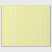 Gele en Bleke gele strepen Cadeaupapier (Vlak)