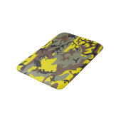 Gele en bruine camouflage, leger, leger badmat (Gekanteld)