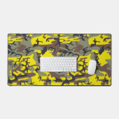 Gele en bruine camouflage, leger, leger bureaumat (Keyboard & Muis)
