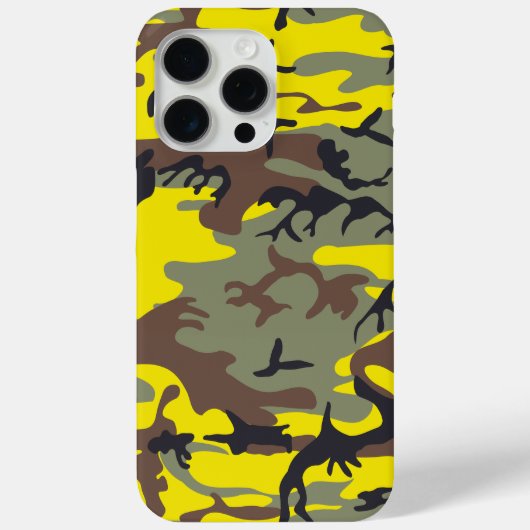 Gele en bruine camouflage, leger, leger Case-Mate iPhone case (Achterkant)