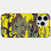Gele en bruine camouflage, leger, leger Case-Mate iPhone case (Achterkant (horizontaal))