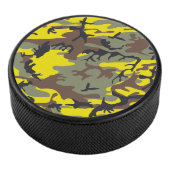 Gele en bruine camouflage, leger, leger hockey puck (3/4)