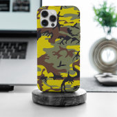 Gele en bruine camouflage, leger, leger iPhone hoesje