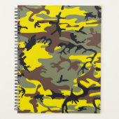 Gele en bruine camouflage, leger, leger planner (Voorkant)