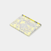 Gele en bruine camouflage, leger, leger post-it® notes (Schuin)