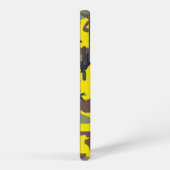 Gele en bruine camouflage, leger, leger samsung galaxy hoesje (Rechterkant)