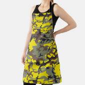Gele en bruine camouflage, leger, leger schort (Insitu)