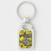 Gele en bruine camouflage, leger, leger sleutelhanger (Voorkant)