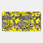 Gele en bruine camouflage, leger, leger spandoek (Horizontaal)