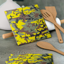 Gele en bruine camouflage, leger, leger