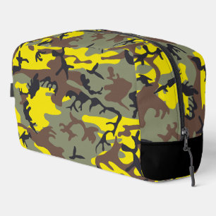 Gele en bruine camouflage, leger, leger toilettasje