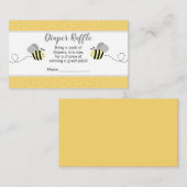 Gele en grijze bijendoppen voor riffels informatiekaartje (Voorkant / Achterkant)