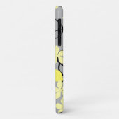 Gele en grijze bloemen. Floral Pattern. Case-Mate iPhone Case (Achterkant/links)