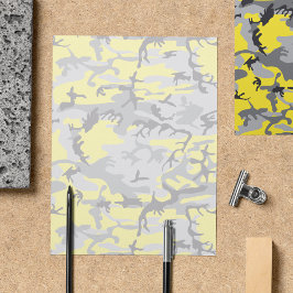 Gele en grijze camouflage, leger, leger flyer