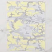 Gele en grijze camouflage, leger, leger flyer (Voorkant)