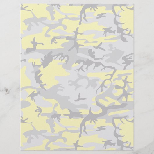 Gele en grijze camouflage, leger, leger flyer (Voorkant)