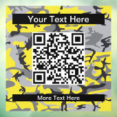 Gele en grijze camouflage, leger, leger raamsticker (Vel 3)