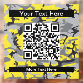 Gele en grijze camouflage, leger, leger raamsticker (Vel 2)