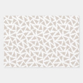 Gele en grijze kaas patroon inpakpapier vel (Voorkant 2)